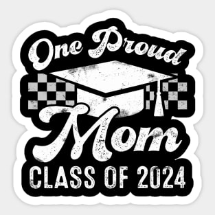 One Proud Mom Of A 2024 Graduate Mother Senior Graduation Sticker